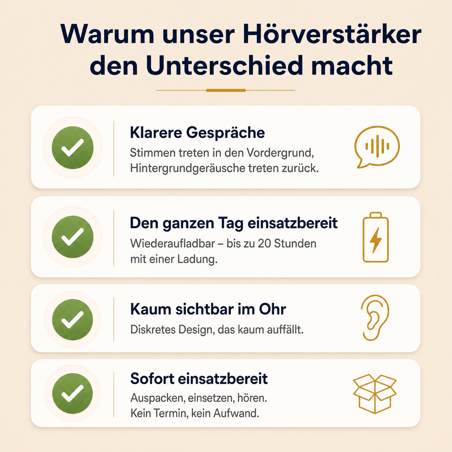 MERLE - Komfort Hörverstärker